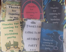 Army party favour, kids birthday activity book