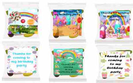 candy land lolly bags unisex personalised birthday party favours