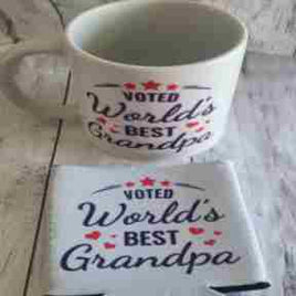 Grandad mug & cooler gift pack - many designs to choose from