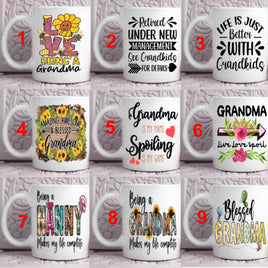 Grandma coffee mug, mothers day christmas gift