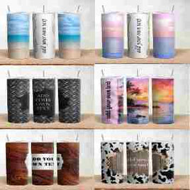 12 oz pattern, add your text tumbler
