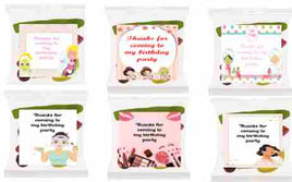 Spa day themed lolly bags, birthday favours