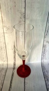 red glitter champagne glass personalised gift wedding birthday mothers day christmas brisbane qld australia