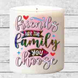 Best friend friendship candle, nail file, pen note pad gift pack