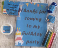birthday themed play dough unisex personalised birthday favours