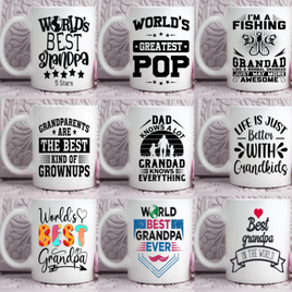 Grandad coffee mug - many designs to choose from