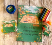 Picnic lolly bags unisex personalised birthday party favours
