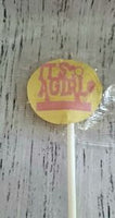 baby shower lollipops, Personalised party favours
