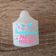 Hens night candle, party favours