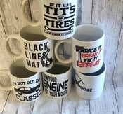 cars racing revhead custom coffee mugs
