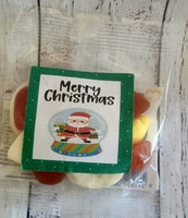Christmas mini lolly bags, personalised favours kids class gift santa