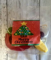 Christmas mini lolly bags, personalised favours kids class gift tree