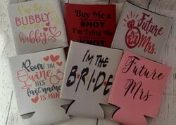 hens night stubby cooler personalised custom bride to be gift party supplies brisbane qld australia