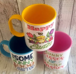 Kids easter mug, personalised gift