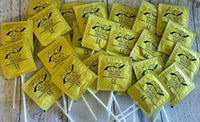 yellow favoured novelty condom lollipops hens bucks night birthday party guest favours adult gifts